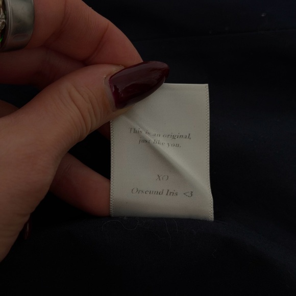 Orseund Iris Navy Minimal Bustier Top - Picture 4 of 8